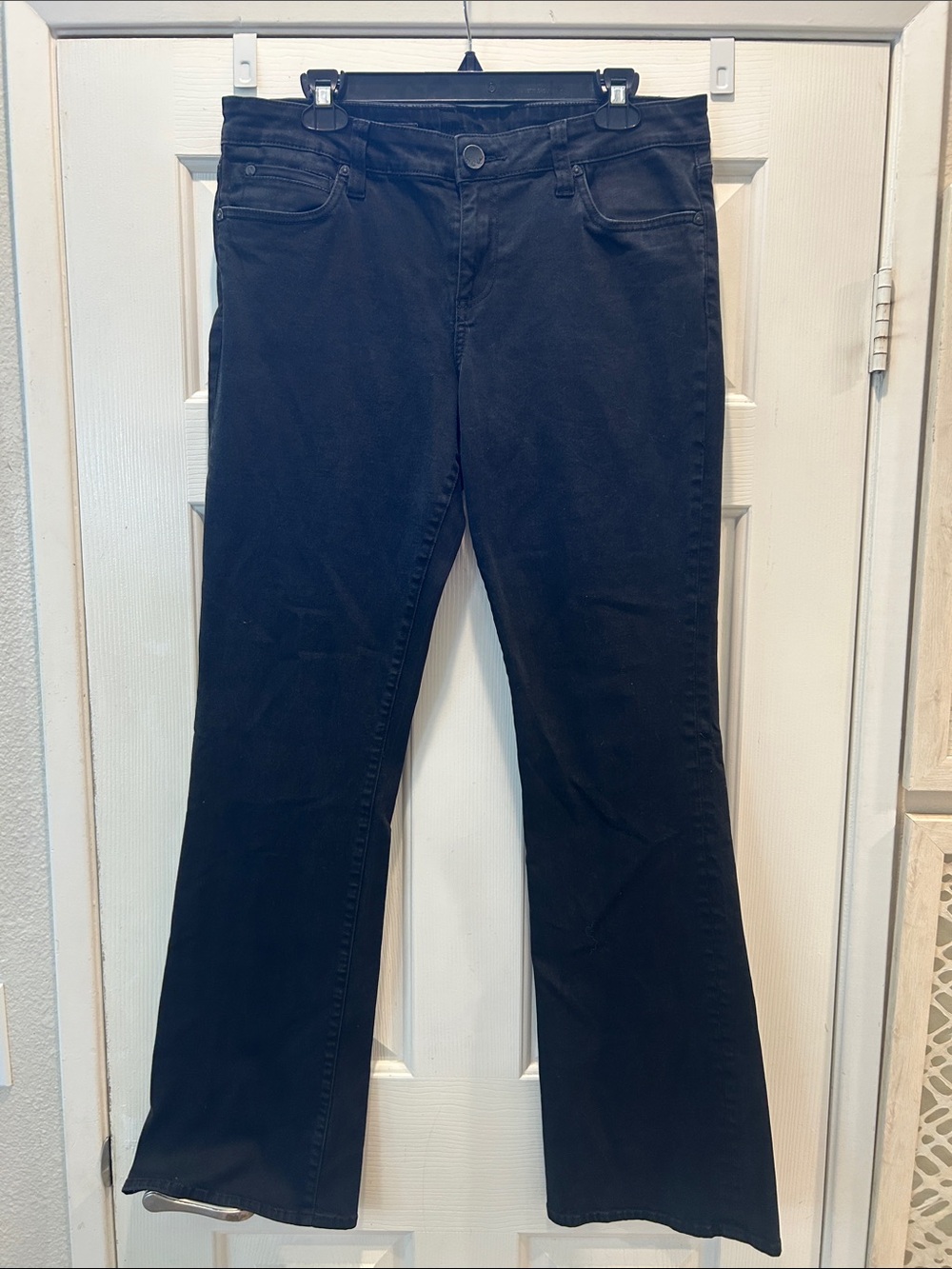 KUT From The Kloth Natalie Fab AB High Rise Bootcut Jeans Black Size 14 - Picture 4 of 13